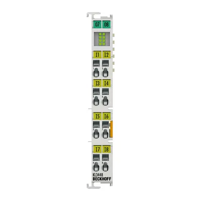 Beckhoff KL3448 – Bus Terminal, 8-channel analog input, current, 0…20 mA, 12 bit, single-ended Beckhoff KL3448 – Bus Terminal, 8-channel analog input, current, 0…20 mA, 12 bit, single-ended