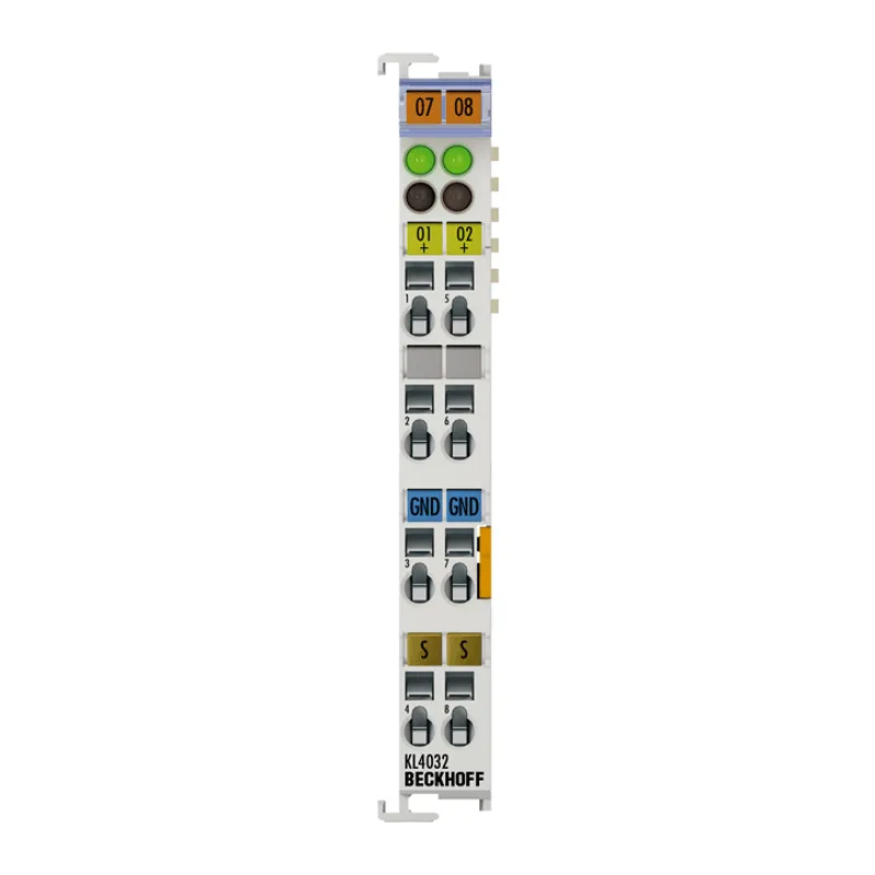 Bus Terminal, 2-channel analog output, voltage, ±10 V, 12 bit, differential