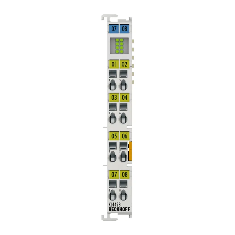 Bus Terminal, 8-channel analog output, current, 4…20 mA, 12 bit, single-ended