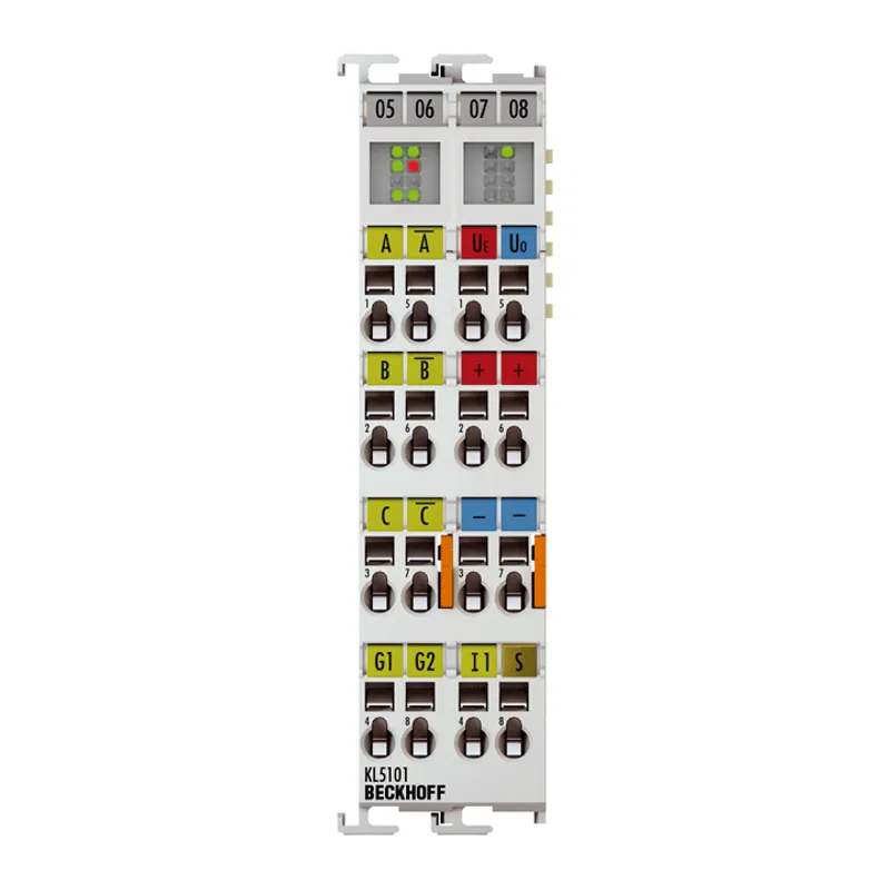 Bus Terminal, 1-channel encoder interface, incremental, 5 V DC (DIFF RS422, TTL), 1 MHz
