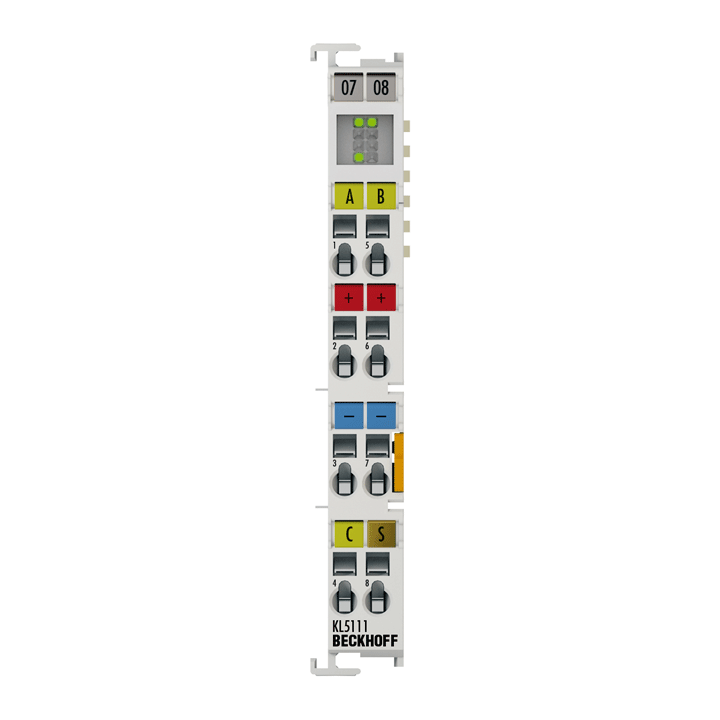 Bus Terminal, 1-channel encoder interface, incremental, 24 V DC HTL, 250 kHz