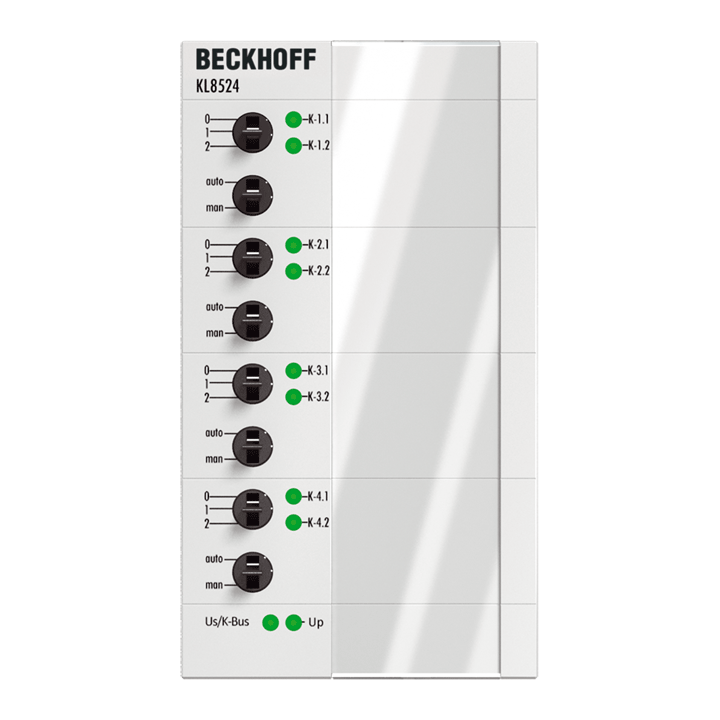 4 x 2-channel digital output module