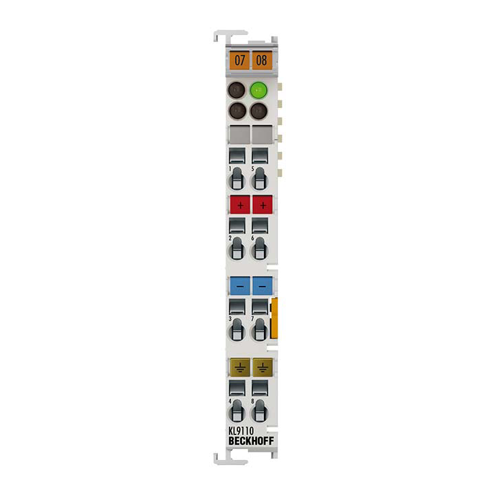 Potential supply terminal, 24 V DC, with diagnostics