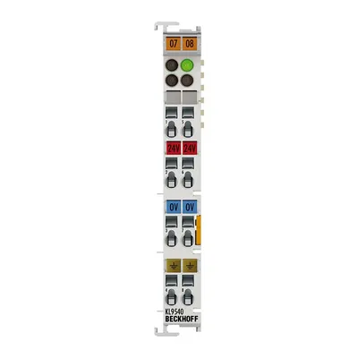 System terminal, surge filter field supply