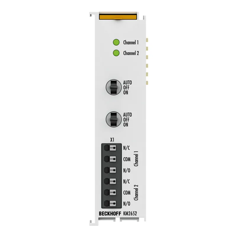 Bus Terminal module, 2-channel digital output, 230 V AC, 6 A, manual/automatic operation