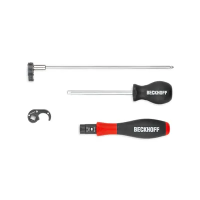 Torque wrench for M8 cables with knurl, incl. ratchet, adjustable 0.5…1.7 Nm
