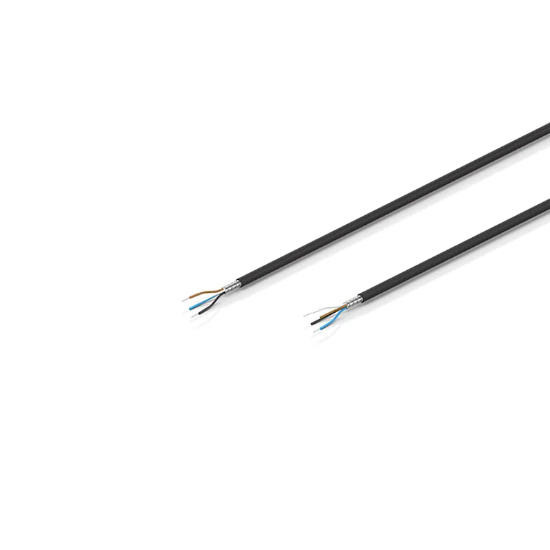 Sensor cable, PUR, 4 x 0.25 mm², drag-chain suitable, black