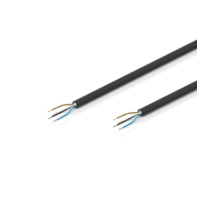 Power/sensor cable, PUR, 4 x 0.5 mm², capable of torsion, black