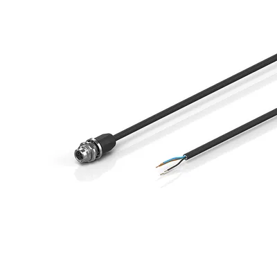 Power cable, PUR, 4 x 0.34 mm², drag-chain suitable