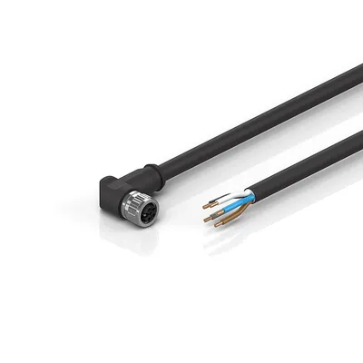 Power cable, PUR, drag-chain suitable, 5 x 2.5 mm²