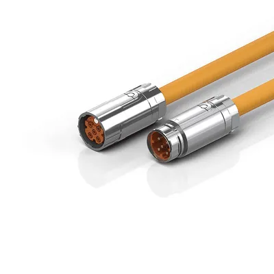 Beckhoff ZK4501-8027-xxxx – Motor extension cable 10 mm² with M40 speedtec® plug, drag-chain suitable Beckhoff ZK4501-8027-xxxx – Motor extension cable 10 mm² with M40 speedtec® plug, drag-chain suitable