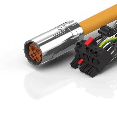 Beckhoff ZK4800-8525-xxxx – Motor connection cable 4 mm² with M40 speedtec® plug system, drag-chain suitable Beckhoff ZK4800-8525-xxxx – Motor connection cable 4 mm² with M40 speedtec® plug system, drag-chain suitable