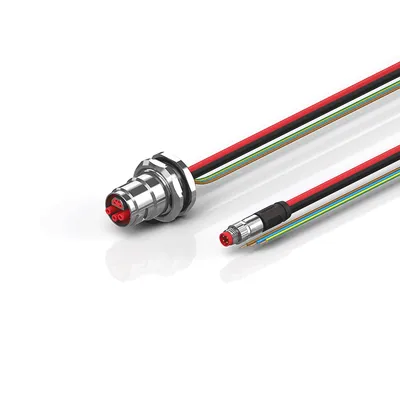 B17, ECP cable, PUR, 3 G 1.5 mm² + (1 x 4 x AWG22), drag-chain suitable, key 1 (24 V DC)