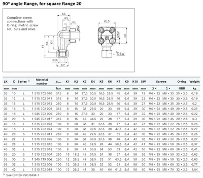 Bosch Rexroth 1545719006 – FLANGED FITTING WP-LK55-30S-MS-W3-K 6100140098 250BAR Bosch Rexroth 1545719006 – FLANGED FITTING WP-LK55-30S-MS-W3-K 6100140098 250BAR