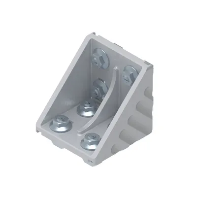 Bosch Rexroth 3842551612 – GUSSET 80X80 SILVER SET Bosch Rexroth 3842551612 – GUSSET 80X80 SILVER SET