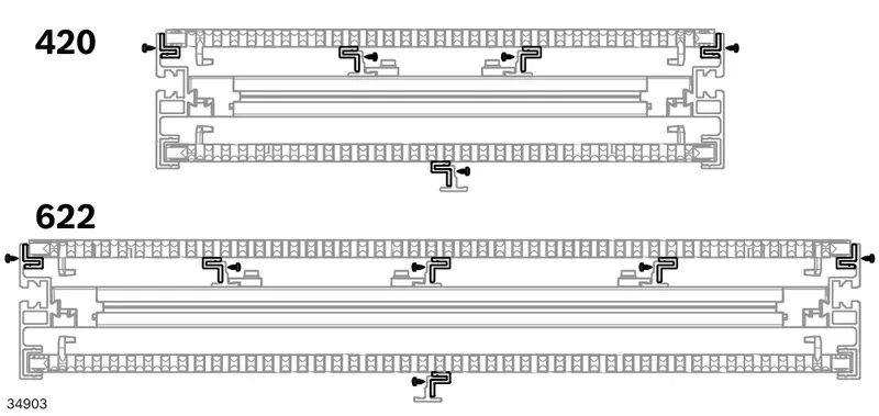 SLIDING RAIL MB ADVANCED L L30 — photo 2 of 2