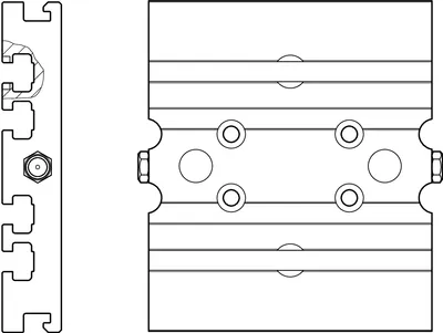 Bosch Rexroth R037520016 – CONNECTING PLATE CKR 9-70 BG Bosch Rexroth R037520016 – CONNECTING PLATE CKR 9-70 BG