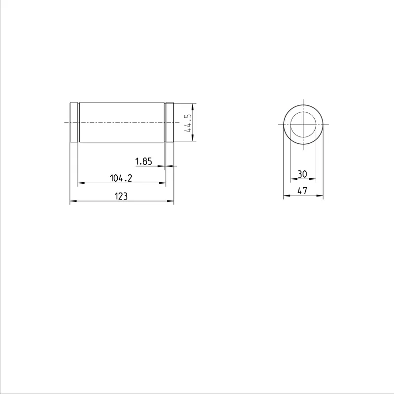 STANDARD LINEAR BUSHING KBMT-30-DD-NR — photo 3 of 3