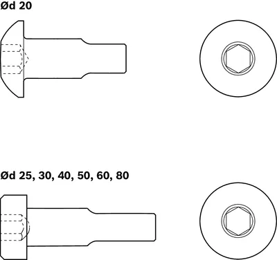 Bosch Rexroth R342700609 – SOCKET HEAD CAP SCREW M8X29,7 -8.8-TUFLOK& Bosch Rexroth R342700609 – SOCKET HEAD CAP SCREW M8X29,7 -8.8-TUFLOK&