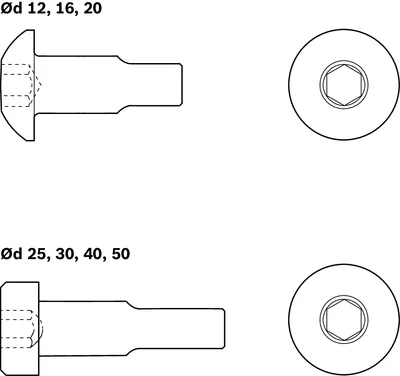 Bosch Rexroth R342700909 – SOCKET HEAD CAP SCREW M4X14,1 - 8.8-TUFLOK& Bosch Rexroth R342700909 – SOCKET HEAD CAP SCREW M4X14,1 - 8.8-TUFLOK&