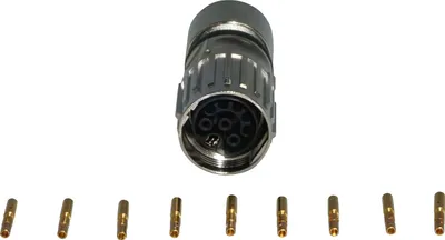 Bosch Rexroth R911388339 – CONNECTION PLUG RLS1703/C01_---(09P-ROUN-CON-M-N)
