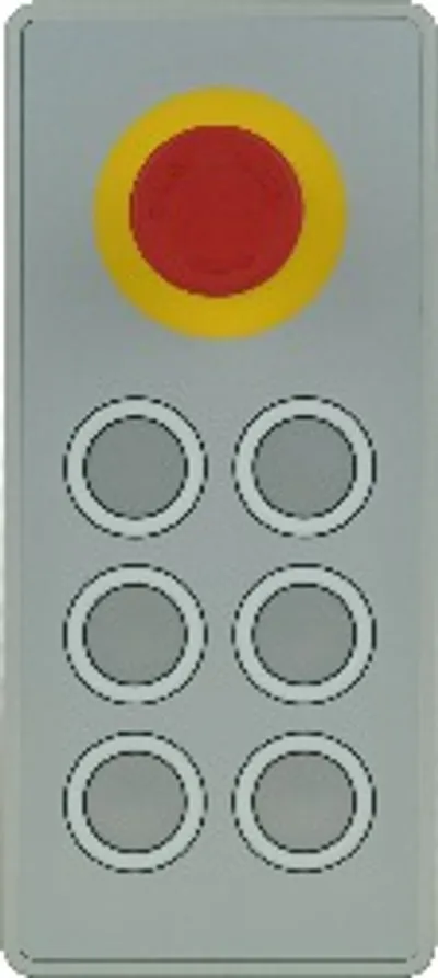 B&R 4XP0000.00-K94 – X2X keypad module, 6 illuminated ring keys B&R 4XP0000.00-K94 – X2X keypad module, 6 illuminated ring keys