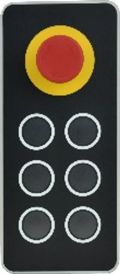 B&R 4XP0000.00-KA4 – X2X keypad module, black, 6 illuminated ring keys B&R 4XP0000.00-KA4 – X2X keypad module, black, 6 illuminated ring keys