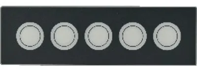 B&R 4XP0057.00-00B – X2X keypad module, anthracite, 5 illuminated ring keys B&R 4XP0057.00-00B – X2X keypad module, anthracite, 5 illuminated ring keys