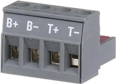 B&R 8TB2104.203F-00 – 4-pin screw clamp terminal block, 1-row, pitch: 5.08 mm