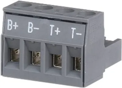 B&R 8TB2104.203L-00 – 4-pin screw clamp terminal block, 1-row, pitch: 5.08 mm