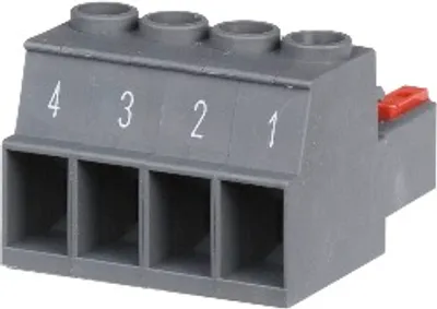 B&R 8TB3104.201M-11 – 4-pin screw clamp terminal block, 1-row, pitch: 7.62 mm