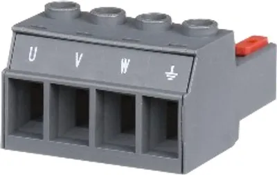B&R 8TB3104.204K-11 – 4-pin screw clamp terminal block, 1-row, pitch: 7.62 mm