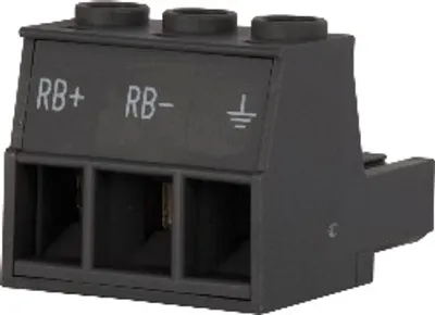 B&R 8TB4103.202A-00 – 3-pin screw clamp terminal block, one-row, pitch: 10.16 mm