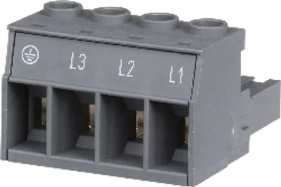 B&R 8TB4104.202N-10 – 4-pin screw clamp terminal block, 1-row, pitch: 10.16 mm