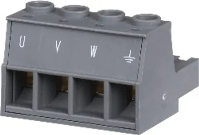B&R 8TB4104.204G-00 – 4-pin screw clamp terminal block, 1-row, pitch: 10.16 mm