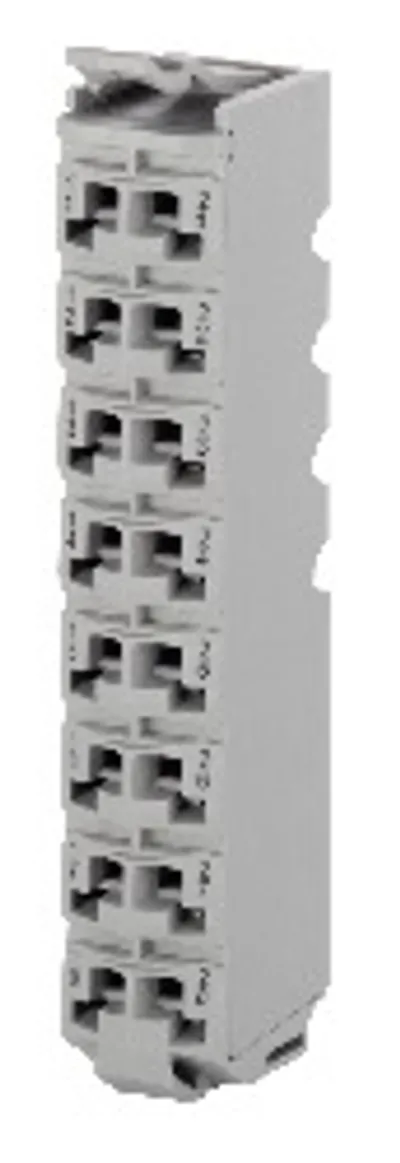 B&R X20TB1F – Tool-free wiring with push-in technology