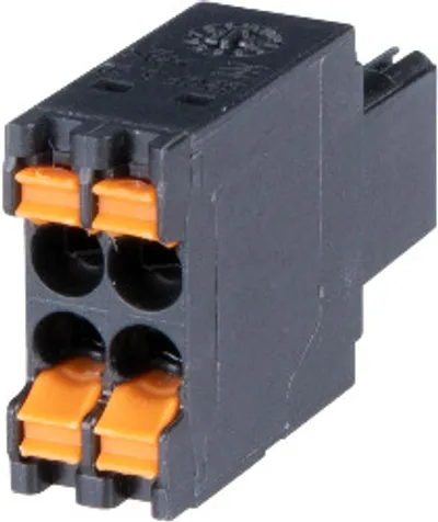 B&R X20TBS2 – Tool-free wiring thanks to push-in technology