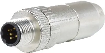 B&R X67AC0X01-1 – X67 male M12 connector, 5-pin, B-coded, shielded, push-in