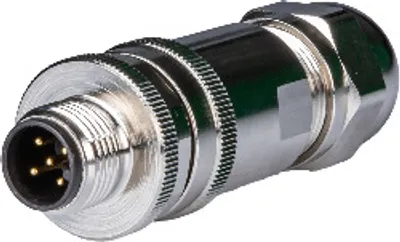 B&R X67AC2C01 – X67 male M12 connector, 5-pin, A-coded, shielded