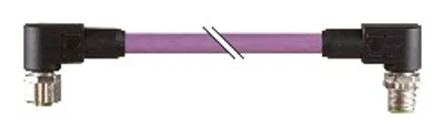 B&R X67CA0B12.0100 – Accessories, PROFIBUS DP connection cable, 4-pin, angled