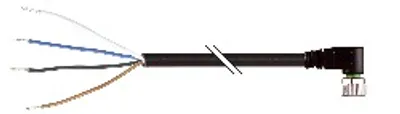 B&R X67CA0P30.0050 – Accessories, power attachment cable, 4-pin, angled, 5 m