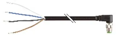 B&R X67CA0P50.0004 – Accessories, power open-ended cable, 4-pin, angled, 0.45 m