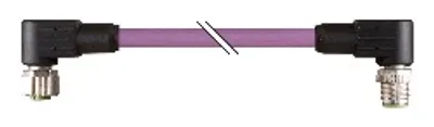 B&R X67CA0X11.0002 – Accessories, X2X Link connection cable, M12, 4-pin, angled