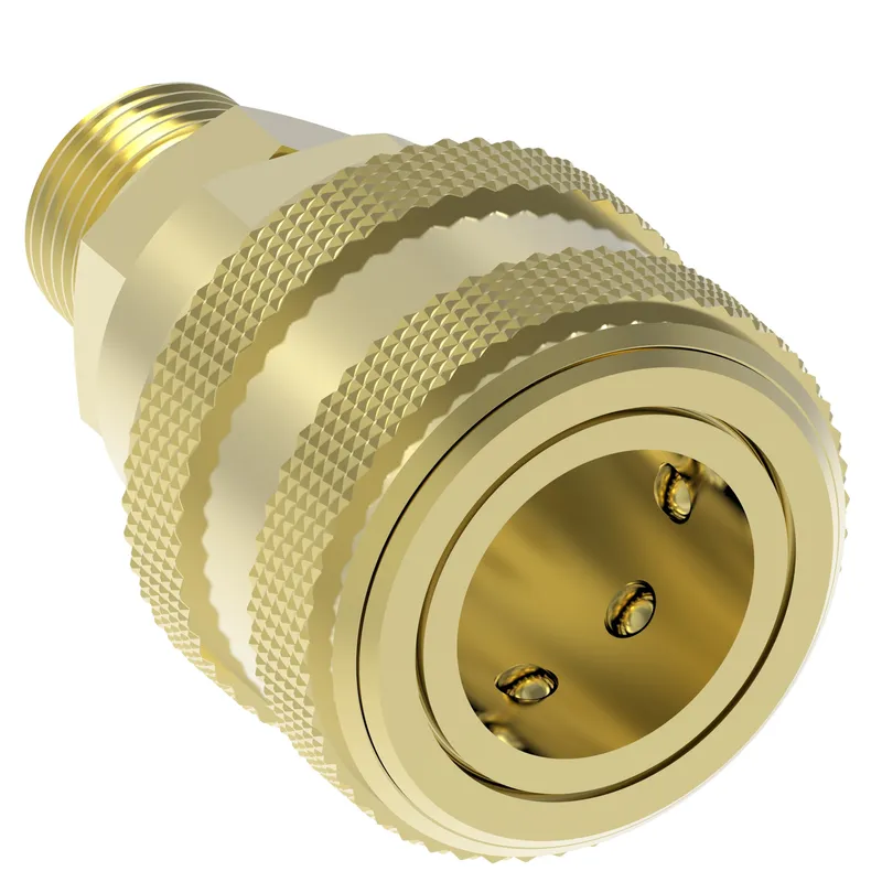 Cplng, 4000 SERIES FEMALE, BRASS — photo 2 of 3