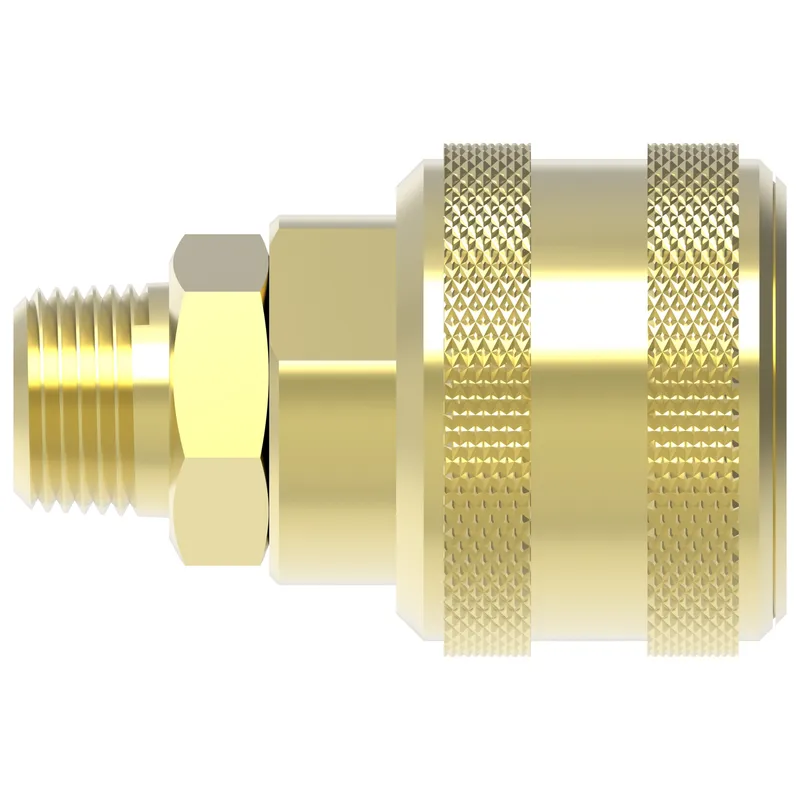 Cplng, 4000 SERIES FEMALE, BRASS — photo 3 of 3