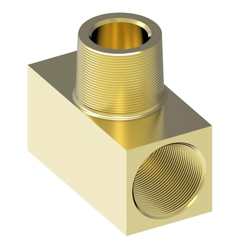 Adpt,Brass Inverted Tee -6T -6T 1/4 MP — photo 3 of 3
