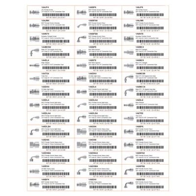 Danfoss A2103 – HOSE LABELS - MYLAR 1250 Labels per Roll Danfoss A2103 – HOSE LABELS - MYLAR 1250 Labels per Roll