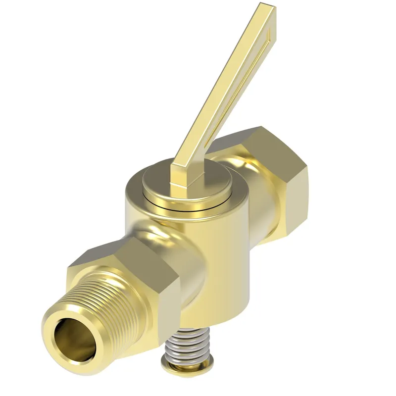 VALVE BRASS SHUTOFF STR -6T x 1/4MP — photo 1 of 3