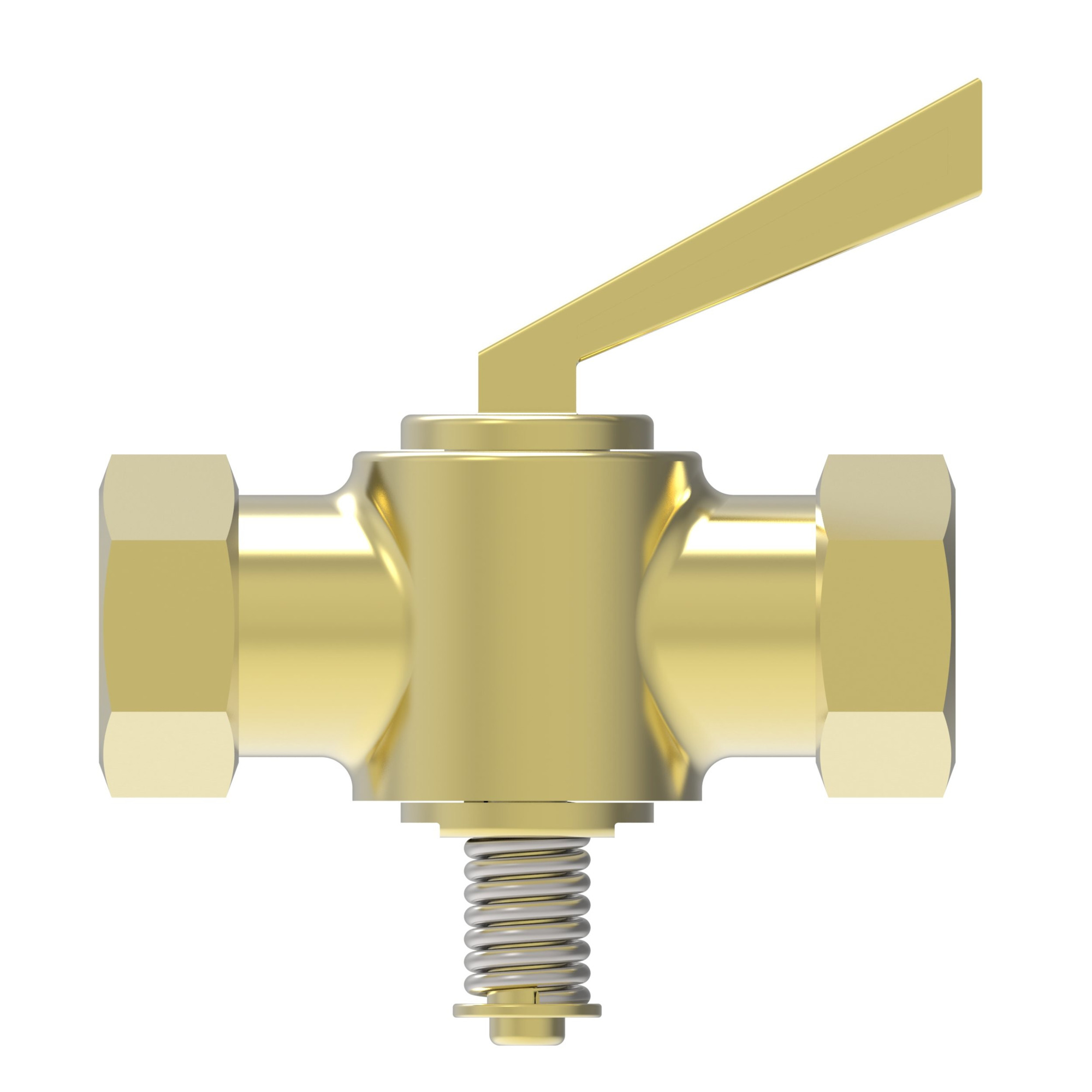 VALVE BRASS COMPRESSION STR -5T x -5T — photo 2 of 3