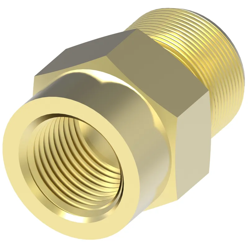 BRASS STR COMPRESSION 102-25005 FEMALE U — photo 1 of 3